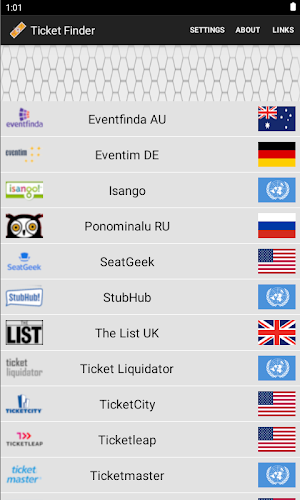 Event Tickets Screenshot 0