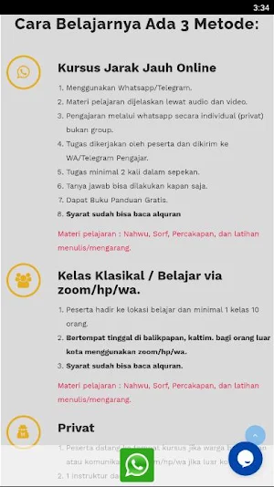 Kursus Bahasa Arab Screenshot 1
