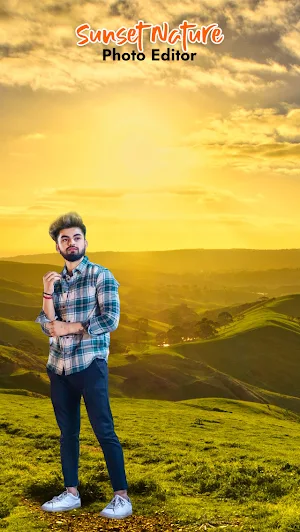Sunset Nature Photo Editor Screenshot 0