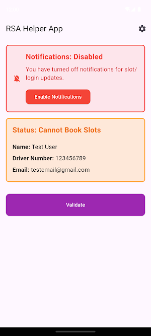 RSA Helper App Screenshot 0