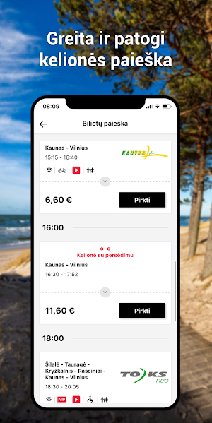 Autobusų bilietai Screenshot 1