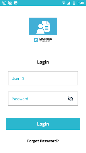 Maersk Training TMS Screenshot 0