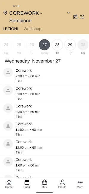 COREWORK Screenshot 1