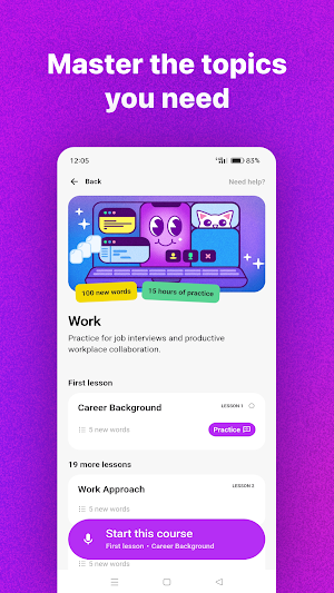 Vlip: Learn English & Speak Screenshot 1
