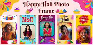 Happy Holi Photo Frame 2026 Screenshot 0