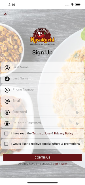 NavaRuchi Restaurant Screenshot 3