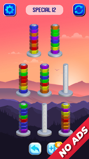 Nut Sort: Color Sorting Puzzle Screenshot 3