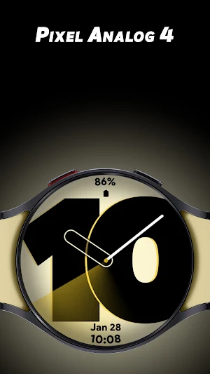 Pixel Analog 4 - Watch face Screenshot 0