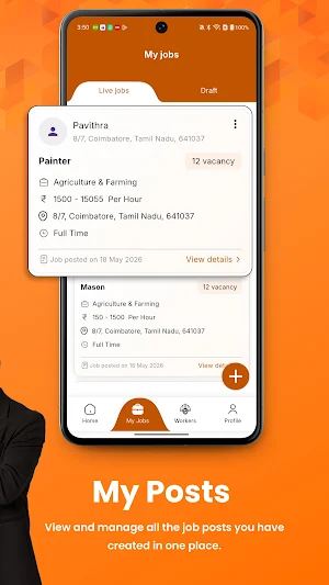 WorkRaan - Find Nearby Jobs Screenshot 2