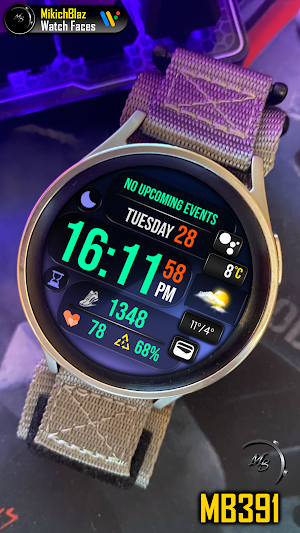 Digital Watch Face MB391 Screenshot 1