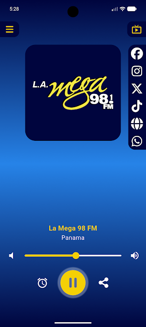 La Mega 98 FM Screenshot 0