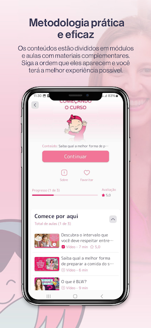 Bebê de Nutri Screenshot 1