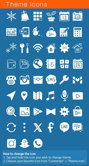 Adorable Snowman Theme +HOME Screenshot 3