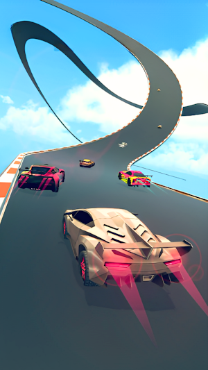 Turbo Speed Car Racing-Fly Car Screenshot 3