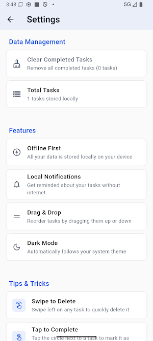 MinimalDo - To-Do List Screenshot 3