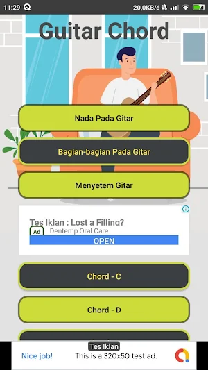 Belajar Kunci Gitar Untuk Pemula Screenshot 1