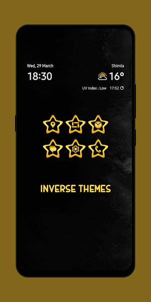 Yellow Starlight Icon Pack Screenshot 0