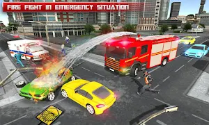 Fire Truck Real Robot Transformation: Robot Wars Screenshot 3