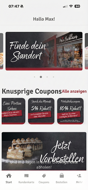 Bäckerei Musswessels Screenshot 0