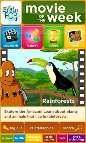 BrainPOP Jr. Movie of the Week Screenshot 0