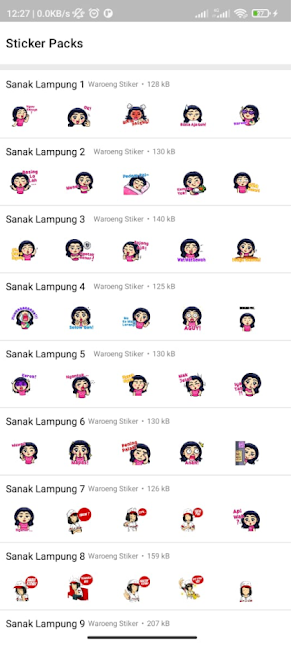 Sticker Sanak Lampung Screenshot 1