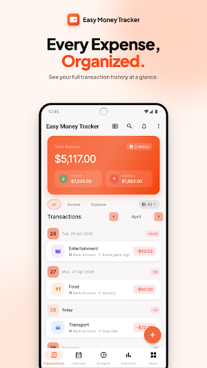 Easy Money Tracker Screenshot 0