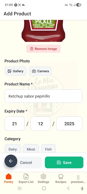 My Pantry Screenshot 3