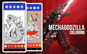Godzilla Coloring Book Game Screenshot 3