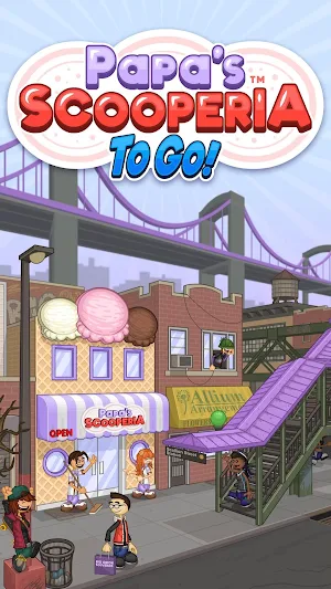 Papa's Scooperia To Go! Screenshot 0