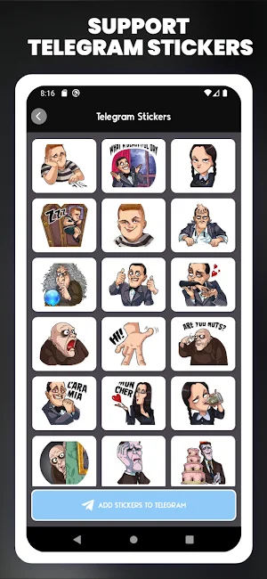 Wednesday Addams Stickers Screenshot 2