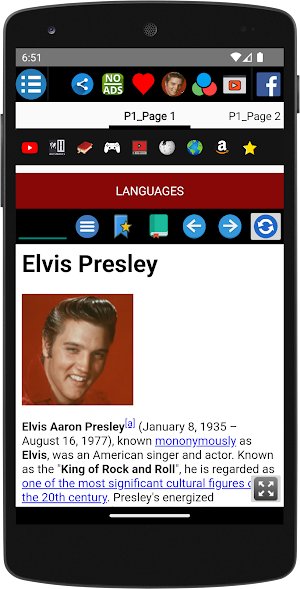 Elvis Presley - Biography Screenshot 1