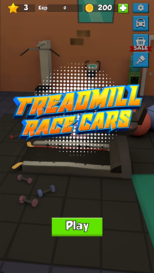 Treadmill Race Cars Screenshot 0