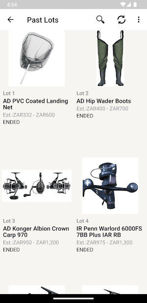 PPAS Auctions Screenshot 1
