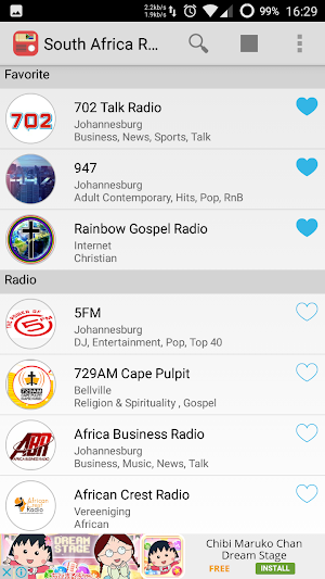 South Africa Radio Screenshot 1