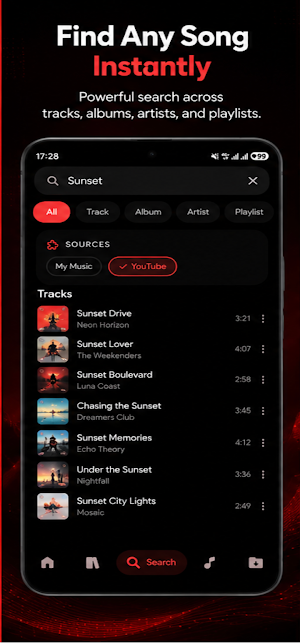 Offline Mp3 Player- uBand Screenshot 1
