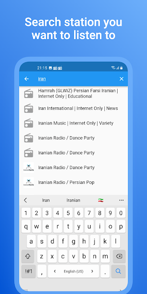 Radio Iran: Music, News & FM Screenshot 1