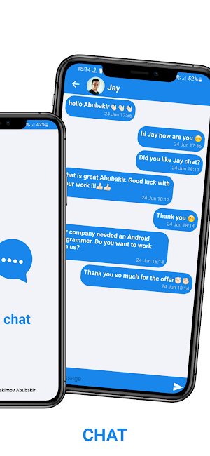 Simple chat Screenshot 1