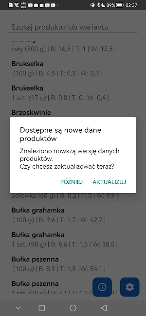 OPTY Tabele Screenshot 3