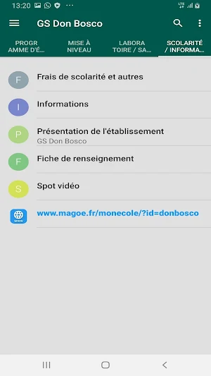 GS Don Bosco Screenshot 1