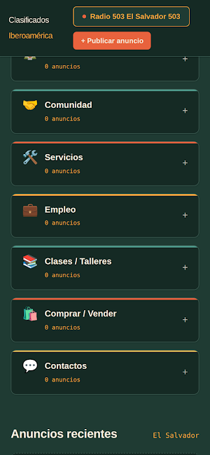 CLASIFICADOS IBEROAMERICA Screenshot 2