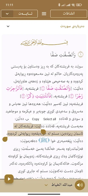 Tafsiri Peshin تەفسیری پێشین Screenshot 1