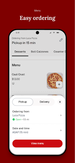 Luca Pizza Screenshot 2