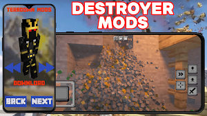 Mods Destroy for Minecraft PE Screenshot 2