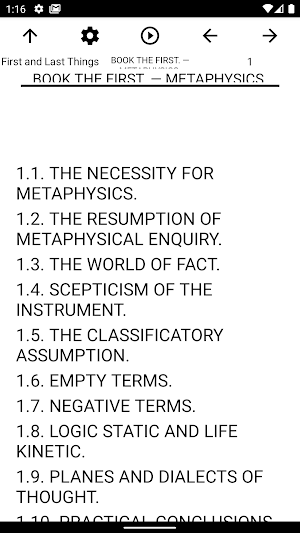 Book, First and Last Things Screenshot 1