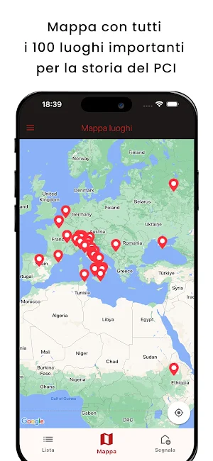 100 luoghi per 100 anni Screenshot 3