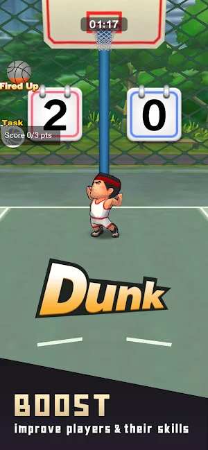 Basketball Game - 3v3 Dunk Screenshot 2