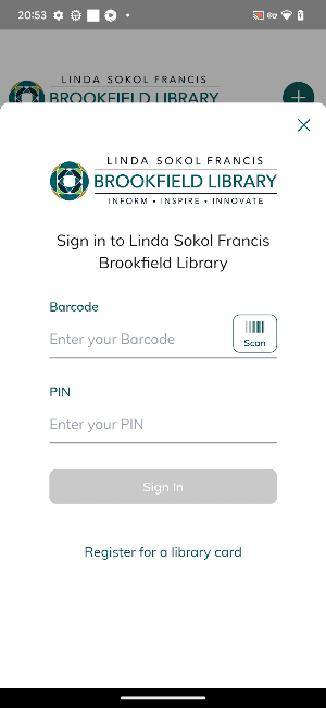 LSF Brookfield Library Screenshot 0