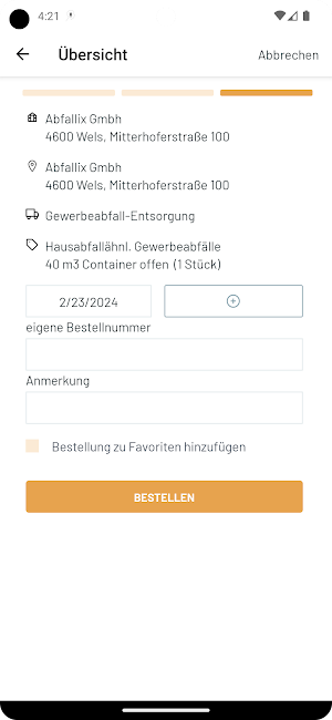 Entsorgung24 Screenshot 3