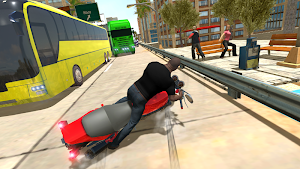 City Traffic Moto Rider Screenshot 3