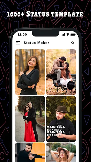 Vidbuzz : Video Status Maker Screenshot 0